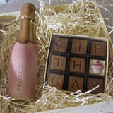 Chocolate Prosecco Birthday Gift Set