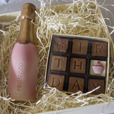 Chocolate Prosecco Birthday Gift Set