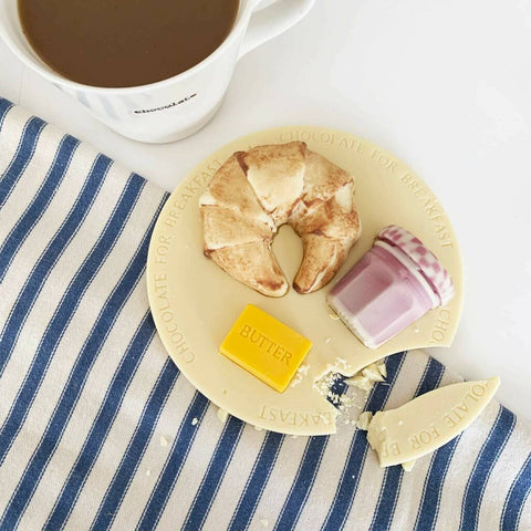 Handmade Chocolate Croissant Breakfast