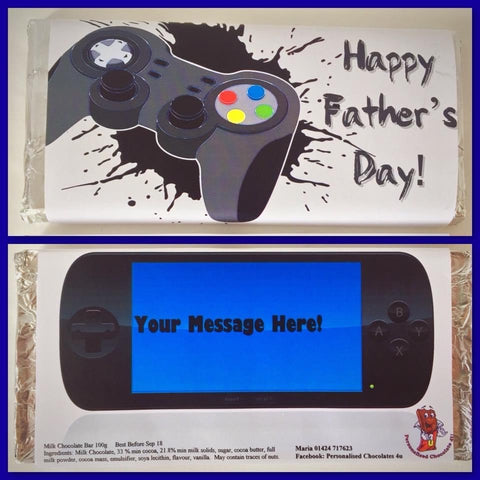 Father’s Day Gaming Chocolate Bar