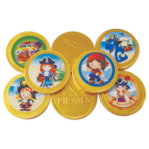 Chocolate Pirate Coins Large 38mm