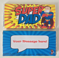 Super Dad Personalised 100g Chocolate Bar