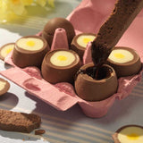 Chocolate Filled Dippy Eggs